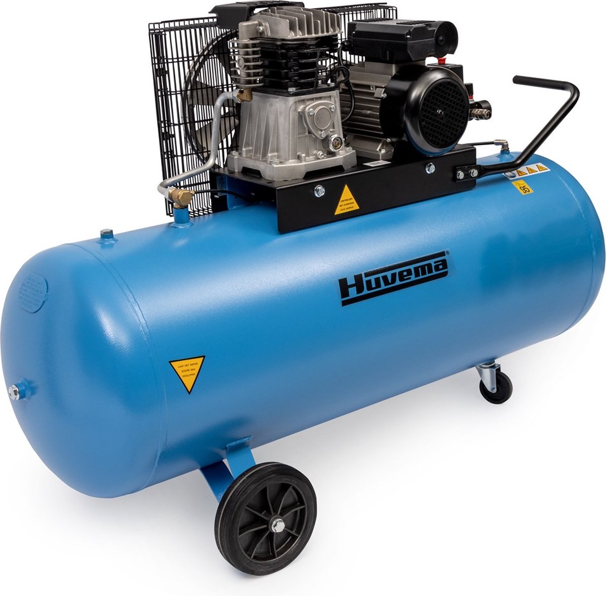 Huvema - V-snaar aangedreven oliegesmeerde zuigercompressor 230 V - 200  liter - 2.2 kW... | bol.com