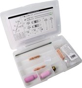 TELWIN - Toebehoren set TIG-toorts - CONSUMABLES BOX FOR TIG TORCH ST17-26
