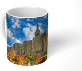 Mok - Kasteel - Bloemen - Frankrijk - 350 ML - Beker - Uitdeelcadeautjes