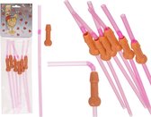 Straw with Penis Set of 6