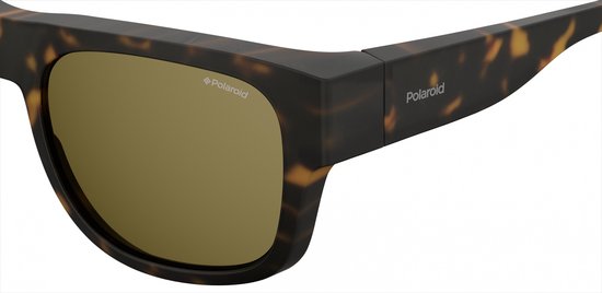 POLAROID OVERZETBRIL Zonnebril (PLD9010/S) Volwassenen Bruin Volledig omrand Polarizerend van Polaroid — afbeelding 4