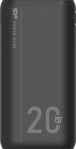 Silicon Power QS15 Fast Charging 18W PD Powerbank 20000 mAh Black