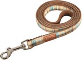 Zolux hondenriem imao scott blauw / beige 120x1,5 cm