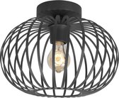 Highlight | Industriële plafondlamp - E27 fitting - 30cm - Bolato zwart