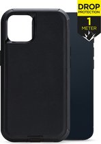 Mobilize Defender Telefoonhoesje geschikt voor Apple iPhone 13 Hoesje Hardcase Backcover Shockproof - Zwart