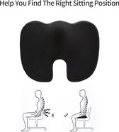 Zitkussen Orthopedisch - stuitkussen - ergonomisch zitkussen - Wigkussens - Orthopedisch Zitkussen - zitkussen ergonomisch - Kussen Traagschuim - Zitkussen voor thuis of in de auto
