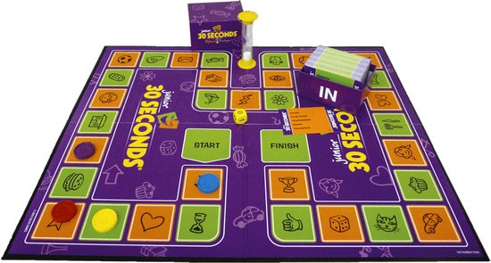 999 Games - 30 Seconds ® - Junior - Partyspel - Vanaf 7 jaar - Kinderspel - Gezelschapsspel - Actiespel - Nederlandstalig