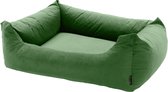 Woefwoef hondenmand velvet groen (100X80X25 CM)