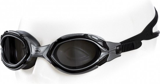 Professionele zwembril met UV bescherming voor volwassenen blauw | bol.com