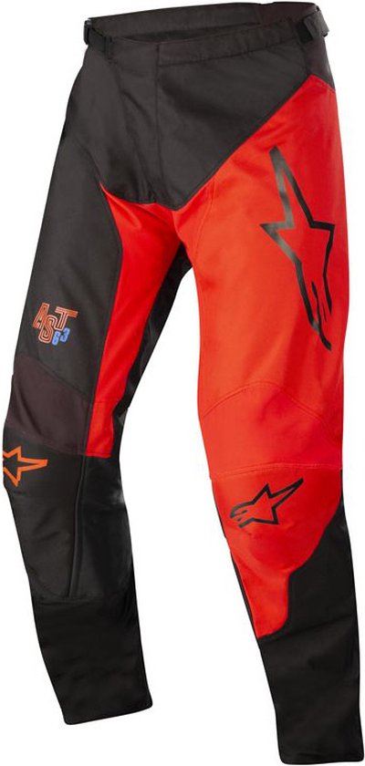 Alpinestars Racer Supermatic Zwart Felrood Broek - Maat 30 -