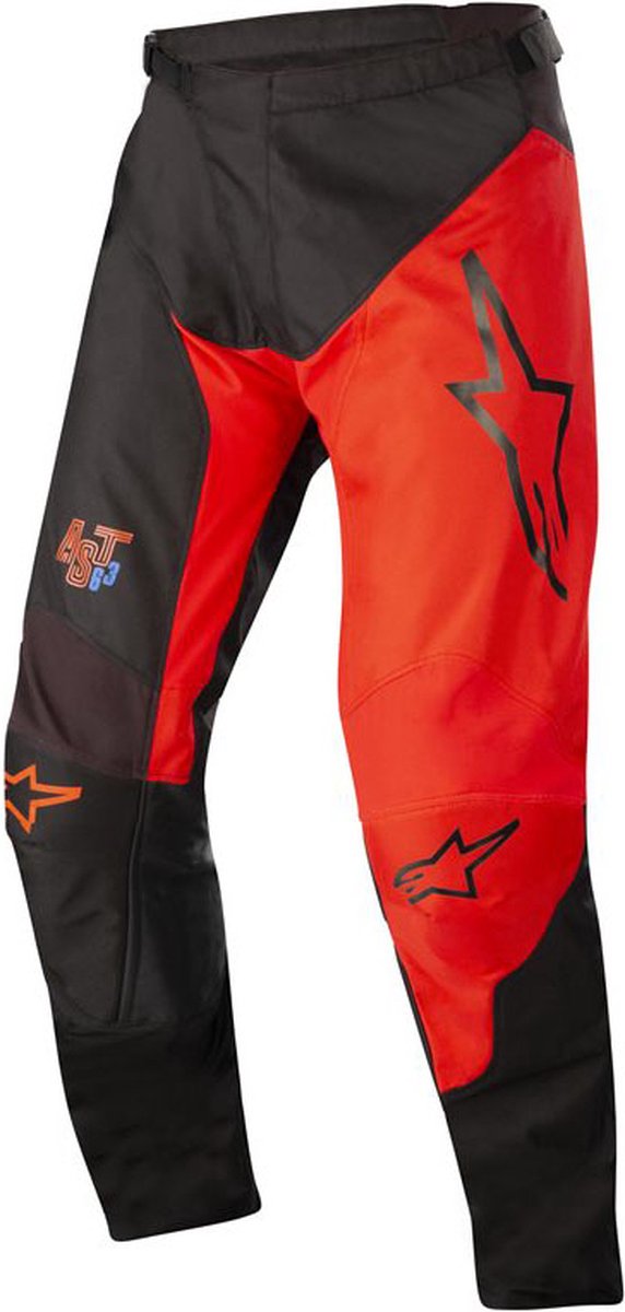 Alpinestars Racer Supermatic Pants Black Bright Red 30