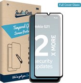 Just in Case Nokia G11/G21 Full Cover Tempered Glass - Zwart