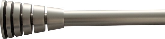 INSPIRE - Gordijnroede kit - Uitschuifbaar - COMET POMO-Ø16/19 mm - Staal - Mat - 160 tot 300 cm