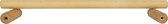 QUVIO Wandrek van hout - Wandplank - Wandplank zwevend - Kledingrek voor babykamer - Ophangrek - Garderoberek - Kledingstang - Handdoekhouder - Handdoekrek badkamer - Hout - 10 x 45 x 6 cm (l