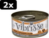 2x VIBRISSE CAT TUNA CHICK HAM 24X70GR