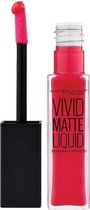 Maybelline Vivid Matte Liquid Lipstick - 35 Rebel Red - Lippenstift - Matte - Rood - 3.3 g