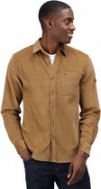 overhemd Darien heren corduroy/polyester bruin maat XL