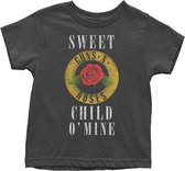 Guns N' Roses Kinder Tshirt -Kids tm 4 jaar- Child O' Mine Rose Zwart