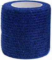 vingertape GK 5 x 400 cm latex/textiel blauw