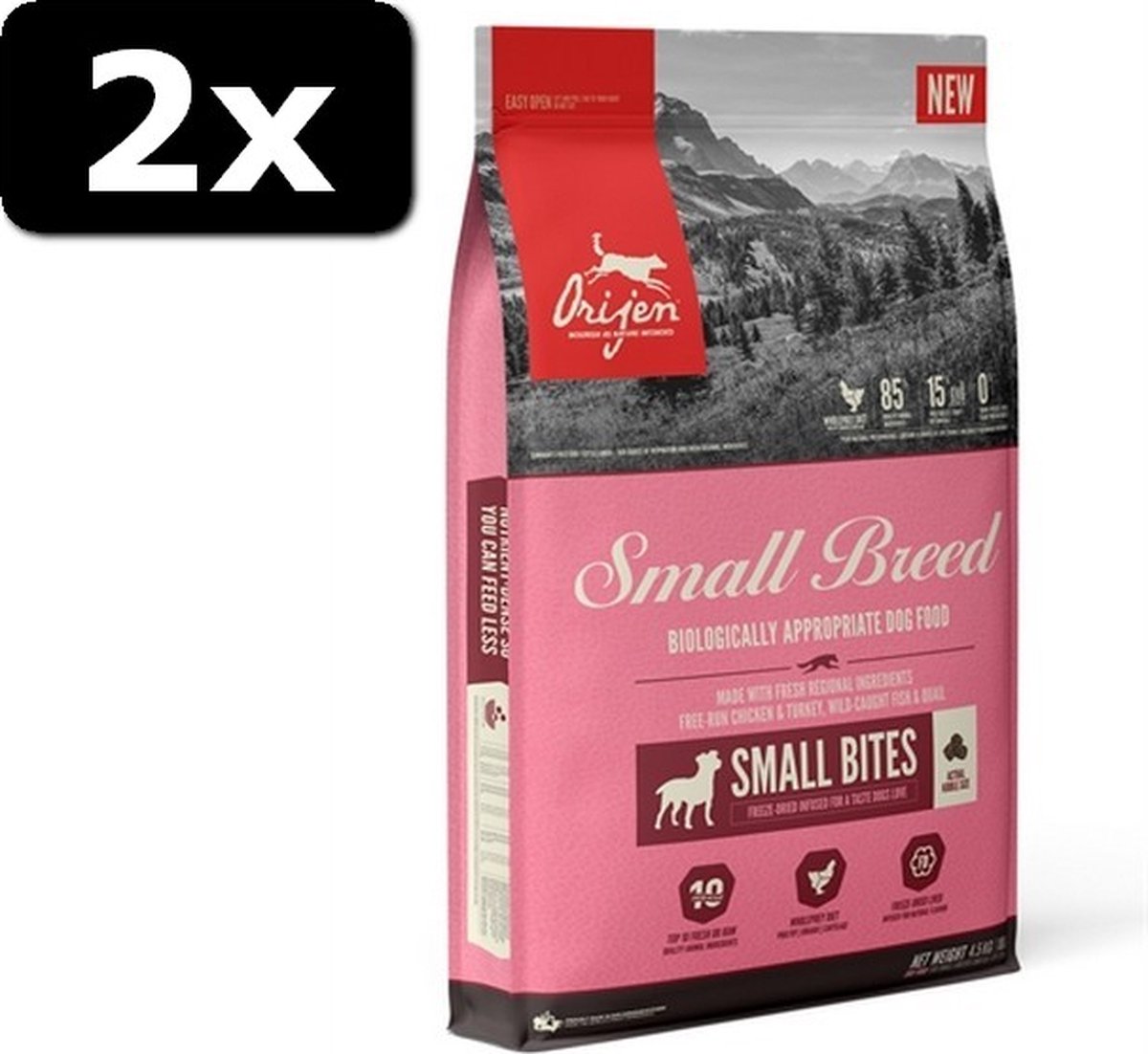 Orijen # ORIJEN WHOLE PREY SMALL BR 4,5KG