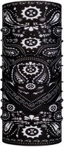 bandana Original 22,3 cm cashmere zwart/wit one-size