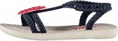 sandalen meisjes EVA/polyester wit/blauw mt 25-26