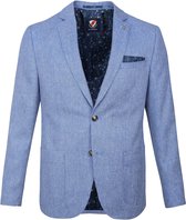 Suitable - Colbert Cayo Melange Lichtblauw - 50 - Tailored-fit