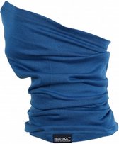 nekwarmer polyester blauw one-size