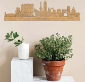 Skyline Rotterdam Detail Eikenhout 60cm Wanddecoratie Voor Aan De Muur City Shapes