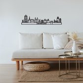 Skyline Zierikzee Zwart Mdf 165 Cm Wanddecoratie Voor Aan De Muur Met Tekst City Shapes