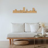 Skyline Eindhoven Detail Eikenhout 90cm Wanddecoratie Voor Aan De Muur City Shapes