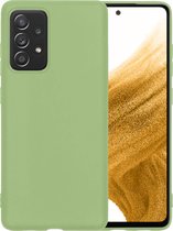 Samsung A53 Hoesje Siliconen - Samsung Galaxy A53 Case - Samsung A53 Hoes - Groen