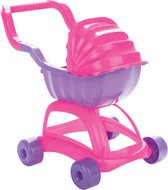 Pilsan Roze Speelgoed Kinderwagen 07 603