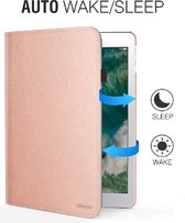 LuxeBass Hoesje geschikt voor  iPad 10.2 (2019 / 2020) - 360° Bookcover - Roségold - telefoonhoes - gsm hoes - telefoonhoesjes