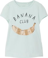 Name it t-shirt meisjes - groen - NMFvibeke - maat 98