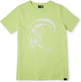 O'Neill T-Shirt Boys Circle surfer Limegroen 140 - Limegroen 100% Katoen Round Neck