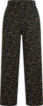 WE Fashion Dames high rise broek met dessin - Curve