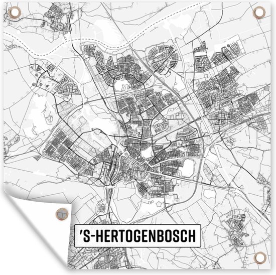 Stadskaart 's-Hertogenbosch - Plattegrond - Tuindoek