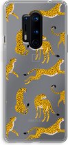 Case Company® - OnePlus 8 Pro hoesje - Luipaard - Soft Cover Telefoonhoesje - Bescherming aan alle Kanten en Schermrand