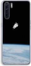 Case Company® - Oppo A91 hoesje - Alone in Space - Soft Cover Telefoonhoesje - Bescherming aan alle Kanten en Schermrand