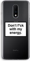 Case Company® - OnePlus 7 hoesje - My energy - Soft Cover Telefoonhoesje - Bescherming aan alle Kanten en Schermrand