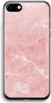 Case Company® - iPhone 7 hoesje - Roze marmer - Soft Cover Telefoonhoesje - Bescherming aan alle Kanten en Schermrand