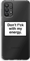 Case Company® - Samsung Galaxy A32 4G hoesje - My energy - Soft Cover Telefoonhoesje - Bescherming aan alle Kanten en Schermrand