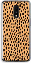 Case Company® - OnePlus 7 hoesje - Panter - Soft Cover Telefoonhoesje - Bescherming aan alle Kanten en Schermrand