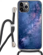 Case Company® - iPhone 11 Pro hoesje met Koord - Nebula - Telefoonhoesje met Zwart Koord - Extra Bescherming aan alle Kanten en Over de Schermrand