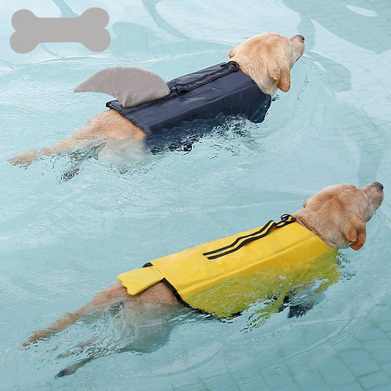 Hondenzwemvest - Zwemvest voor honden Duck Geel