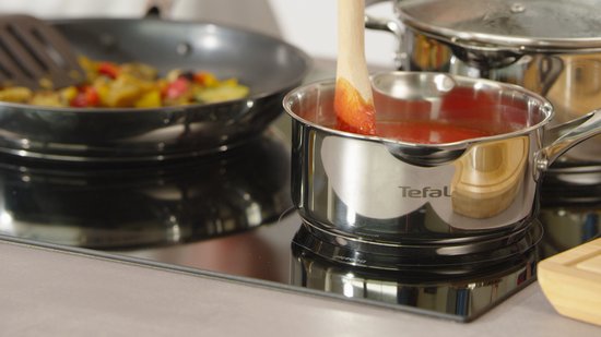 Tefal Duetto+ Pannenset - 4-delig - Geschikt voor Inductie - RVS - Met Deksel