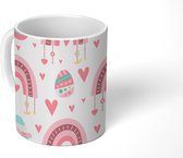 Mok - Pasen - Patronen - Regenboog - 350 ML - Beker - Uitdeelcadeautjes
