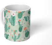 Mug - Mug à café - Cactus - Motifs - Bloem - Mugs - 350 ML - Tasse - Tasses à café - Mug à thé