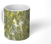 Mok - Gold - Marmer print - Verf - Patronen - Mokken - 350 ML - Beker - Uitdeelcadeautjes